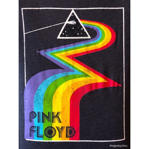 Men’s Pink Floyd Darkside of the Moon Raglan Shirt - Picture 7 of 7